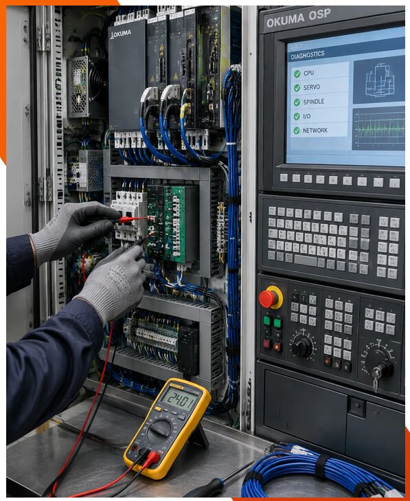 Ремонт систем ЧПУ Okuma OSP в Слободской